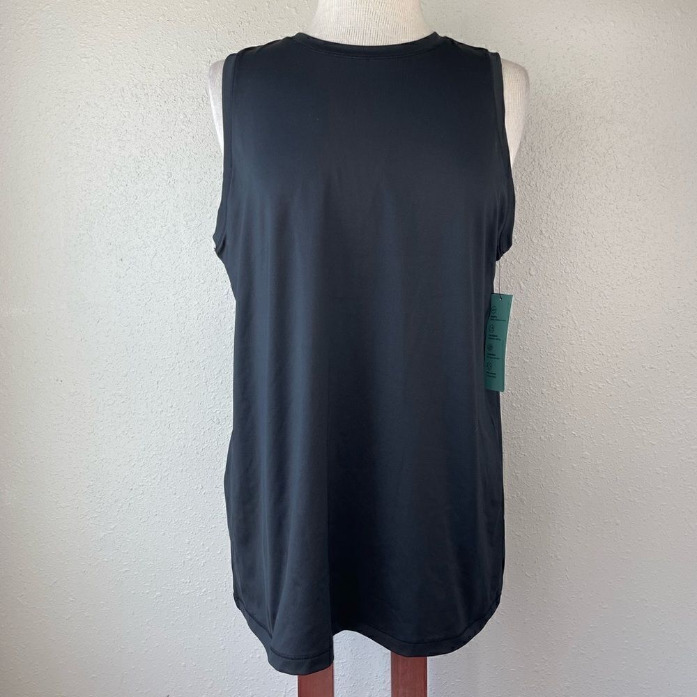 NWT Ideology Black Sleeveless Athletic Top Size L